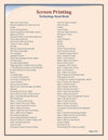 SCREEN PRINTING TECHNOLOGY HAND BOOK by NIIR BOARD [Paperback]