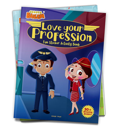 Chhota Bheem - Love Your Profession by Wonder House Books [Paperback]
