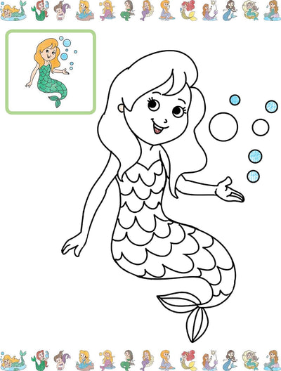 My First Mermaid Colouring Book by Team Pegasus [Paperback]
