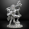 Hindu Gods : Hanuman Ji Bajrang Bali Idol Silver Finish Pratima – Divine Décor Statue for Car Dashboard, Home and Office
