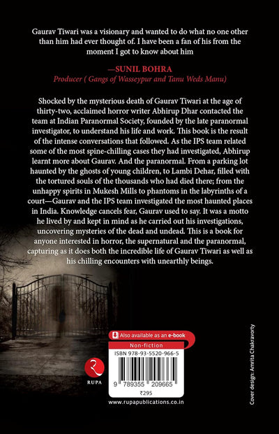 Ghost Hunter Gaurav Tiwari by Abhirup Dhar [Paperback]