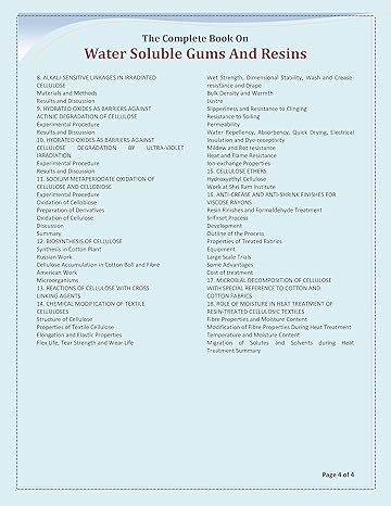 WATER SOLUBLE GUMS AND RESINS by H. PANDA [Paperback]