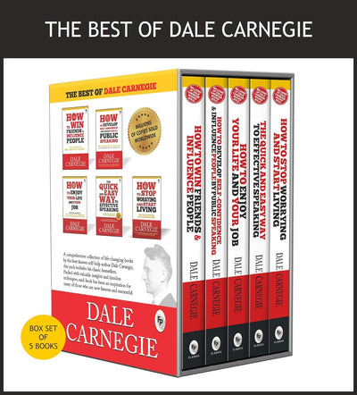 The Best of Dale Carnegie by Dale Carnegie (Set of 5 Books) Dale Carnegie [Paperback]
