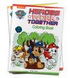 Heroes Work Together: Paw Patrol Coloring Book For Kids [Paperback]