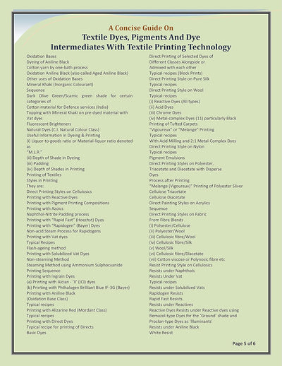 A Concise Guide on Textile Dyes, Pigments and Dye Intermediates with Textile Printing Technology by Dr. H. Panda [Paperback]