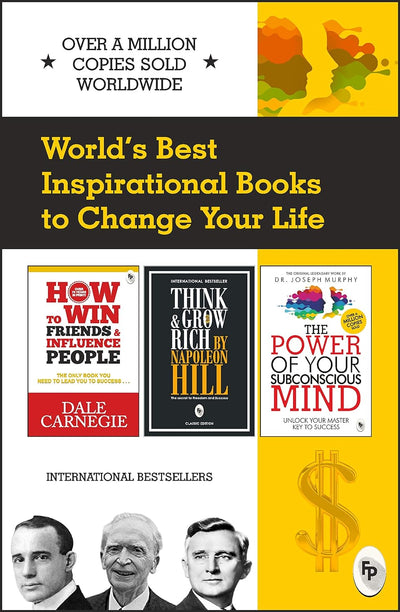 World�s Best Inspirational Books to Change Your Life (Box Set of 3 Books) by Joseph Murphy Dale Carnegie & Napoleon Hill