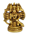 Hindu Gods : Hanuman Ji Brass Panchmukhi Idol