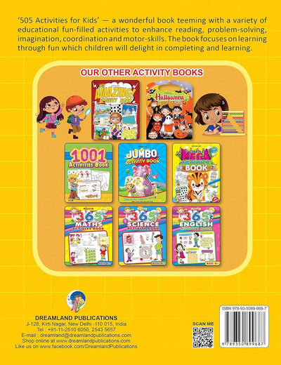 505 Activities for Kids Age 4+ by Dreamland Publications [Paperback]