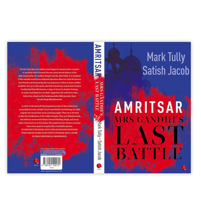Amritsar: Mrs Gandhi's Last Battle by Mark Tully [Paperback]