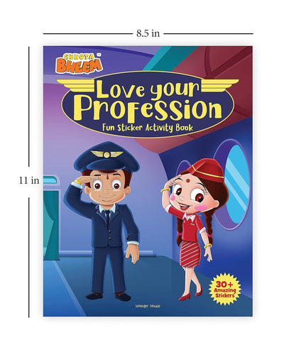 Chhota Bheem - Love Your Profession by Wonder House Books [Paperback]
