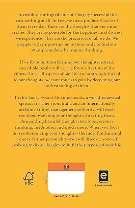 The Power Of Thoughts by SWAMI MUKUNDANANDA [Paperback]