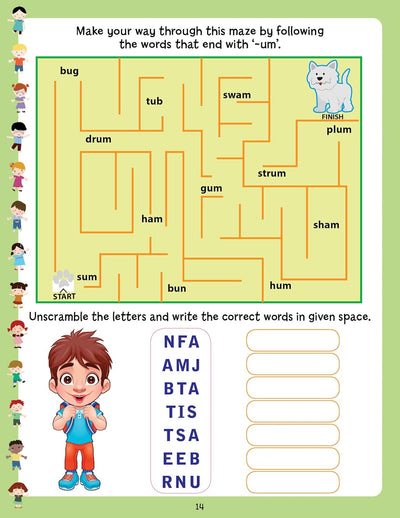 Words Play With Sticker Book [Paperback]