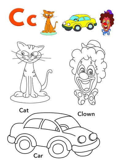 ABC Copy Colouring Book [Paperback]