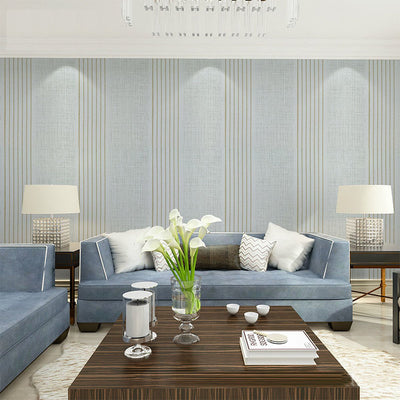 Wall Stickers Wallpaper for Home Office (60 x 300 cm) Self Adhesive, Latest Vertical Stripes Pattern Home, Modern Decal, Grey