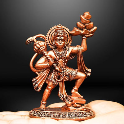 Hindu Gods : Hanuman Ji Bajrang Bali Idol for Car Dashboard, Home and Office