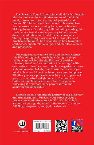 The Power of Your Subconscious Mind by Dr. Joseph Murphy [Paperback]