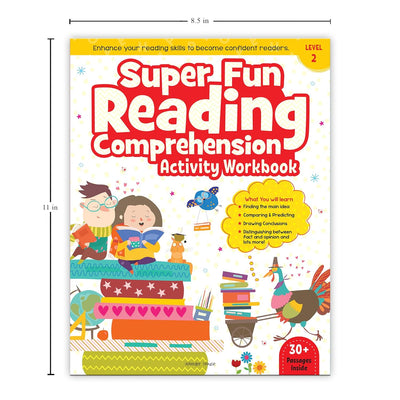 Super Fun Reading Comprehension - Activity Workbook Level 2 [Paperback]