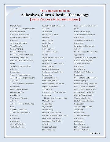 Adhesives, Glues & Resins Technology [Paperback]