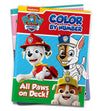 All Paws on Deck: Paw Patrol, Color By Number Activity Book [Paperback]