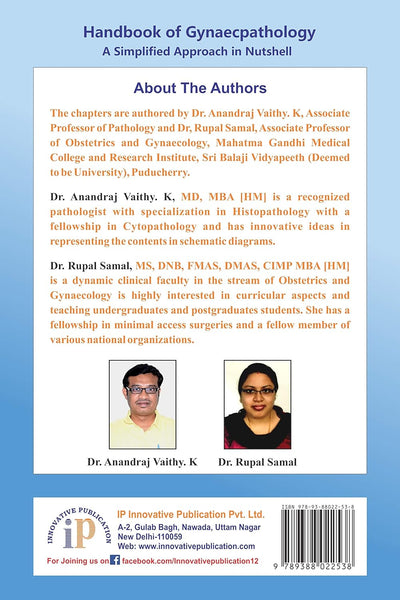 Handbook of Gynaecpathology – A Simplified Approach in Nutshell by Dr. Anandraj Vaithy. K[Paperback]