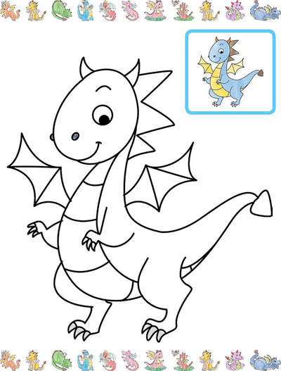 My First Dragon Colouring Book by Team Pegasus [Paperback]