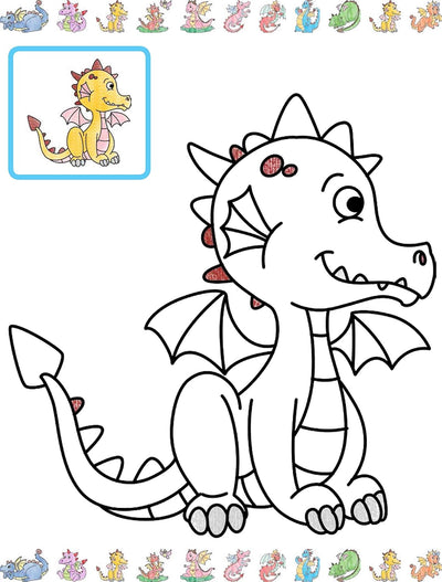 My First Dragon Colouring Book by Team Pegasus [Paperback]