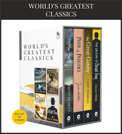 World’s Greatest Classic (Set of 4 Books) by Jane Austen F. Scott Fitzgerald, Oscar Wilde, Emily Brontë [Paperback]