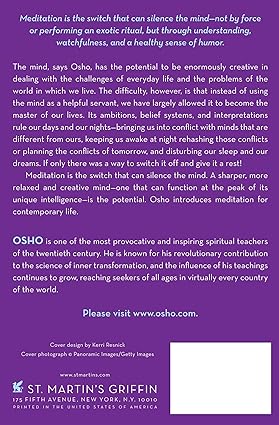 Learning to Silence the Mind by Osho [Paperback]