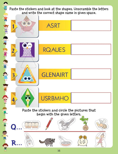 Words Play With Sticker Book [Paperback]