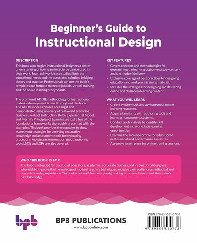 Beginner’s Guide to Instructional Design by Purnima Valiathan [Paperback]