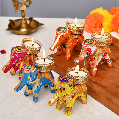 Ascension Handmade Elephant Tealight Holder