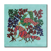 Canvas Print Digital  - Beautiful Peacock Gond Art - For Your Beautiful Space - Painting Suitable Size 12X12 inches ½ inch Additional Border Each Side.