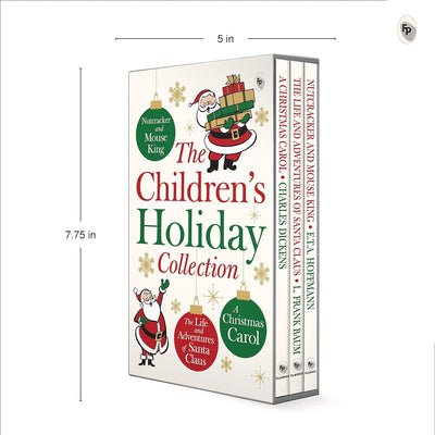 Children’s Holiday Collection by L. Frank Baum,Charles Dickens,E.T.A Hoffman Set of 3 Books [Paperback]