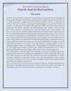 Starch and its Derivatives by H. Panda [Paperback]