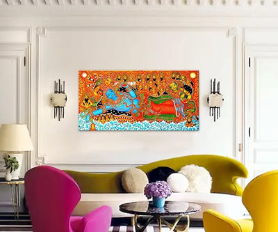 Canvas Print Vishnu Avatar | Traditional Art Unframed Painting for Home decor