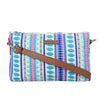 Women's Premium Cotton/Full Sling Shoulder Bag | Ladies Purse Handbag - LIGHT-BLUE