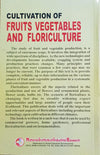 Cultivation of Fruits, Vegetables and Floriculture [Paperback]