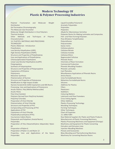 Modern Technology of Plastic & Polymer Processing industries by NIIR Board [Paperback]