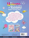 Ride A Unicorn and Chase The Rainbow - Sticker Coloring Book With 100+ Stickers [Paperback]