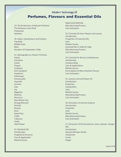 Modern Technology of Perfumes, Flavours and Essential Oils [Paperback]