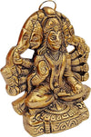 Hindu Gods : Hanuman Ji Panchmukhi Bajrangbali Idol for Door Entrance Statue, Home Decor