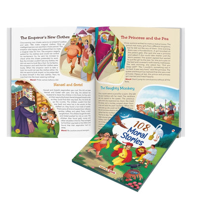 108 Moral Stories English Short Stories with Colourful Pictures [Paperback]