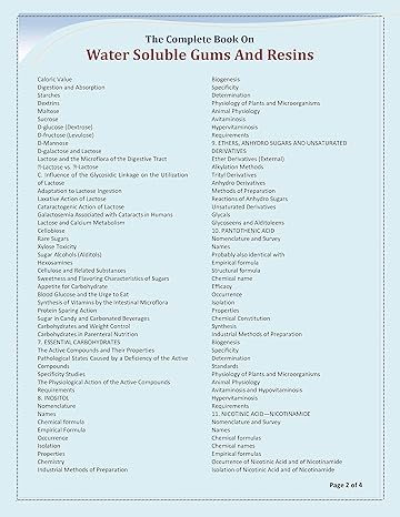 WATER SOLUBLE GUMS AND RESINS by H. PANDA [Paperback]