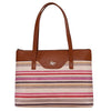 Printed Jute Vegan Leather Handcrafted Women's Office Bag