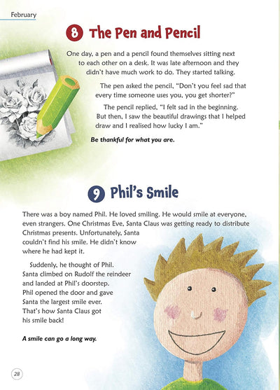 Story books : 365 Moral Stories by Om Books Editorial Team [Hardcover]
