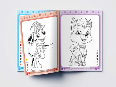 All Paws on Deck: Paw Patrol, Color By Number Activity Book [Paperback]