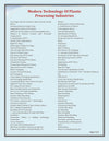 Modern Technology of Plastic Processing industries [Paperback]