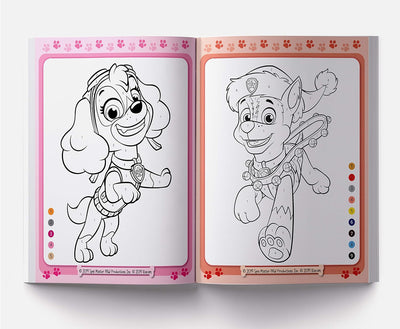 All Paws on Deck: Paw Patrol, Color By Number Activity Book [Paperback]