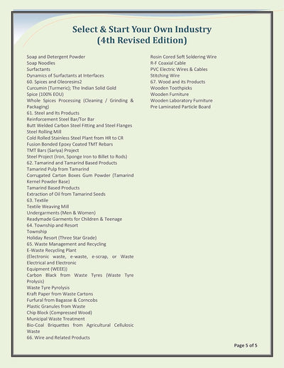 Select & Start Your Own Industry [Paperback]
