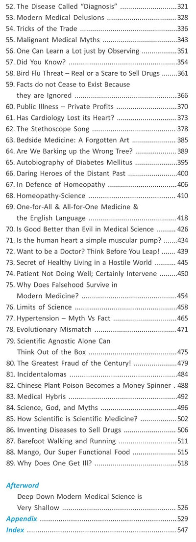 What Doctors Don't Get To Study In Medical School by B.M. Hegde [Paperback]